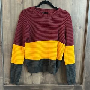 Cute tri tone sweater